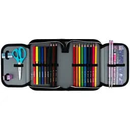 Пенал з наповненням Kite Black&Silver (K26-622H-5) - мініатюра 6