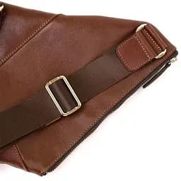 Чоловіча шкіряна сумка-слінг GRANDE PELLE 21х31х1.5 см sum0025493 - мініатюра 4