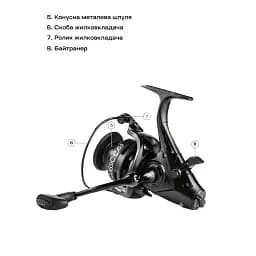 Котушка Brain Classic Carp Baitrunner 5000 4+1BB - мініатюра 7