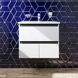 Тумба підвісна AM.PM X - Joy 65 см з умивальником M85-FHX0653-WC0653WG38 - мініатюра 2