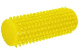 Массажный цилиндр EasyFit Spindle с шипами желтый (EF-1070-Y)