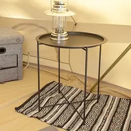 Складний стіл Bo-Camp Harlem 46x46 cm Black (1404325), Чорний - мініатюра 4
