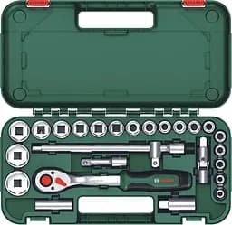 Набір торцевих головок, 1/2,з тріскачкою 25 шт Bosch hoz0012669 - мініатюра 4