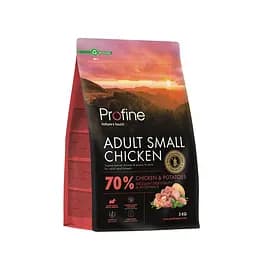 Сухий корм Profine Small Chicken and Potatoes для дорослих собак дрібних порід, з куркою та картоплею, 3 кг