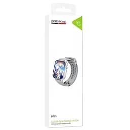 Смарт-годинник Borofone BD15 Smart sports watch (call version) Silver - мініатюра 3