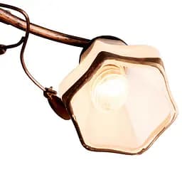 Люстра стельова Brille флористика для кухні E14 60W BR (LK-151S/3) - мініатюра 5