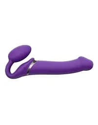 Страпон Strap-On-Me Vibrating L, 19 см (фіолетовий)