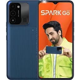 Смартфон Tecno Spark Go 2022 (KG5m) 2/32Gb NFC Dual SIM Atlantic Blue (UA UCRF)