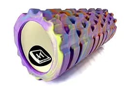Массажный ролик EasyFit Grid Roller 33 см v.1.1 Multi Фиолетовый