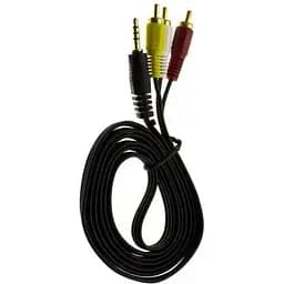 Видеокабель TCOM 3.5 мм - 3 RCA 150 cm