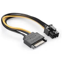 Переходник питания 6-pin VGA (M) - SATA (M), 20 см (S0512)