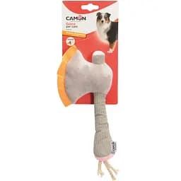 Іграшка для собак Camon сокирка плюшева з пищалкою 16 см (AH449)
