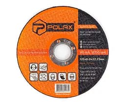 Диск шліфувальний по металу Polax 125х6.0х22.23 (54-104)