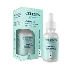 Сироватка від набряків з кофеїном 5% для зони навколо очей Celenes 30 мл - мініатюра 2