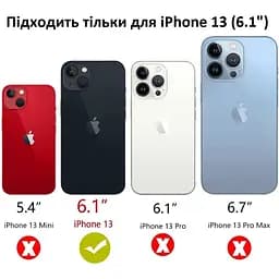 Оригінальний протиударний чохол Tech21 Evo Check для iPhone 13 (6.1") Smokey Black (T21-8923) - мініатюра 2
