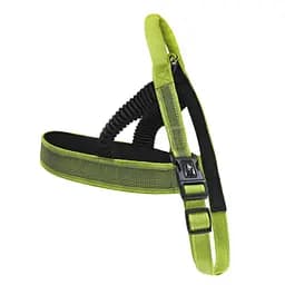 Шлея Croci Hiking AntiShock для собак, регульована, нейлон, зелена, 3,8х90-100 см