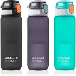 Пляшка для води Ardesto Matte 800 мл чорна (AR2281ML) - мініатюра 8