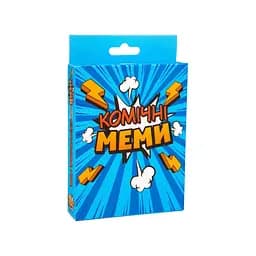 Карткова гра "Комічні Меми" Strateg 30317, 55 карток, інструкція