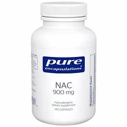 Диетическая добавка Pure Encapsulations NAC (N-ацетилцистеин) 900 мг 120 капсул