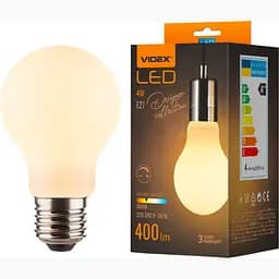 Светодиодная лампа Videx Filament Porcelain dimmable 4W E27 3000K (VL-DA60MO)