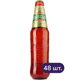 Пиво Оболонь Киевское Разливное светлое 3.8% 0.6 л х 48 шт.