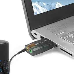 Звукова карта 5.1 USB QTS-005 Black (16159) - мініатюра 3
