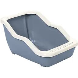 Туалет для котів з рамкою MPS Netta Open dark blue 54x39x29 см