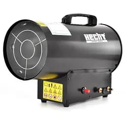 Газова теплова гармата HECHT 3016 30 кВт, площа обігріву 280 кв.м., підлоговий, чорний