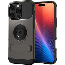 Чохол Spigen Slim Armor with MagSafe для Apple iPhone 16 Pro Max Gunmetal (ACS08033) [115497] - мініатюра 4