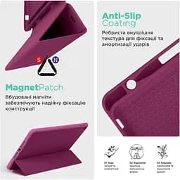 Чохол-книжка ArmorStandart Smart Fold Pen для Samsung Galaxy Tab S10 FE+ Plum (ARM85559) [151849] - мініатюра 8