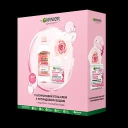 Подарунковий набір L’Oréal Paris: Гіалуроновий гель-крем з рожевою водою, 50 мл + Міцелярна вода, 400 мл (XUA01498)