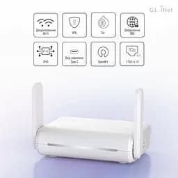 WiFi 5 маршрутизатор GL.iNet Opal (GL-SFT1200-EU) гігабітний дводіапазонний портативний (73-01008) - мініатюра 6