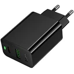 МЗП Hoco CS95A Leader PD30W+QC3.0 (1USB-A/1C) Black - мініатюра 3