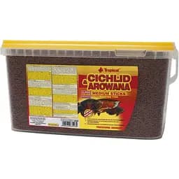 Корм для риб Tropical Cichlid and Arowana Medium Sticks, у вигляді середніх паличок, 3,6 кг