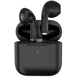 Бездротові навушники TWS Pro 4 bluetooth стерео гарнітура чорна + кабель USB - Lightning