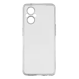 Прозрачный чехол для OPPO Reno7 Lite 5G/F21 Pro 5G с защитой камеры, тонкий, силиконовый, бесцветный, ударостойкий, противоударный бампер c закрытой камерой, ArmorStandart (ARM65430)