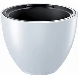 Горщик для квітів Prosperplast Heos з вкладишем 395 мм білий (89311-449)