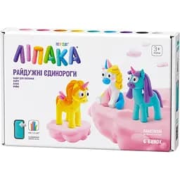 Набор самостоятельно твердеющего пластилина Липака Радужные единогоры: Лайти, Санни, Рейни (60053-UA01)
