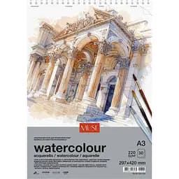 Блок Muse Aquarelle на пружині A3 30 аркушів (PB-SC-030-338)