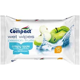 Вологі серветки Ultra Compact Passion fruits, 15 шт. - мініатюра 3