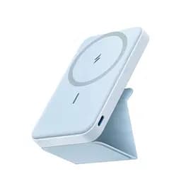Магнитный павербанк Anker MagGo 622 5000 mAh с беспроводной зарядкой и подставкой Беспроводной павербанк голубой