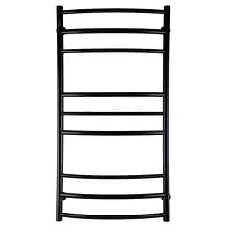 Полотенцесушитель UNIO LDE W 1000-500-9 BLK Лестница Дуга Элит черная (21552)