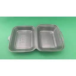 Ланч-бокс HP-9 односекційна з кришкою зі спіненого полістиролу 190х150х60 мм чорна 250 шт.