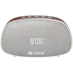 Портативна акустика Yison TWS LED Clock WS-1 AUX/FM/BT5.0 2x5W
