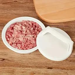 Прес для бургерів та котлет ручна прес-форма для гамбургерів, Kitchen Master Білий 87320 - мініатюра 5