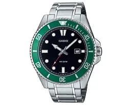 Часы наручные кварцевые мужские водонепроницаемые Casio MDV-107D-3AVEF