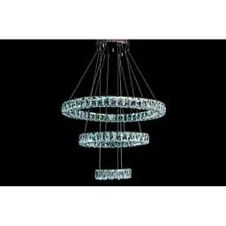 Люстра Linisoln 8282 кришталева 60см LED 70Вт регульована висота
