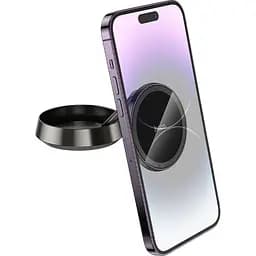 Автотримач Hoco H83 Metal Ring Magnetic Black (647939) [151314] - мініатюра 6