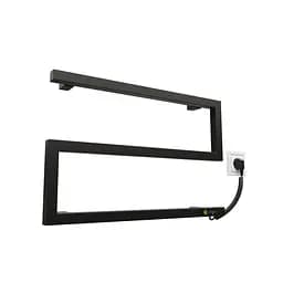 Електрична рушникосушарка Kosser Зета 350x550 ER ЗЗ01ER, Чорний матовий, Праве