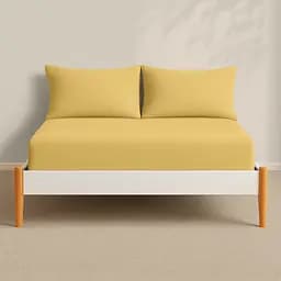 Простирадло Cosas на резинці фланель 100х200 summer, жовтий (Flannel_08Summer_100x200x20) - мініатюра 4